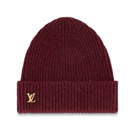 lv checkered beanie